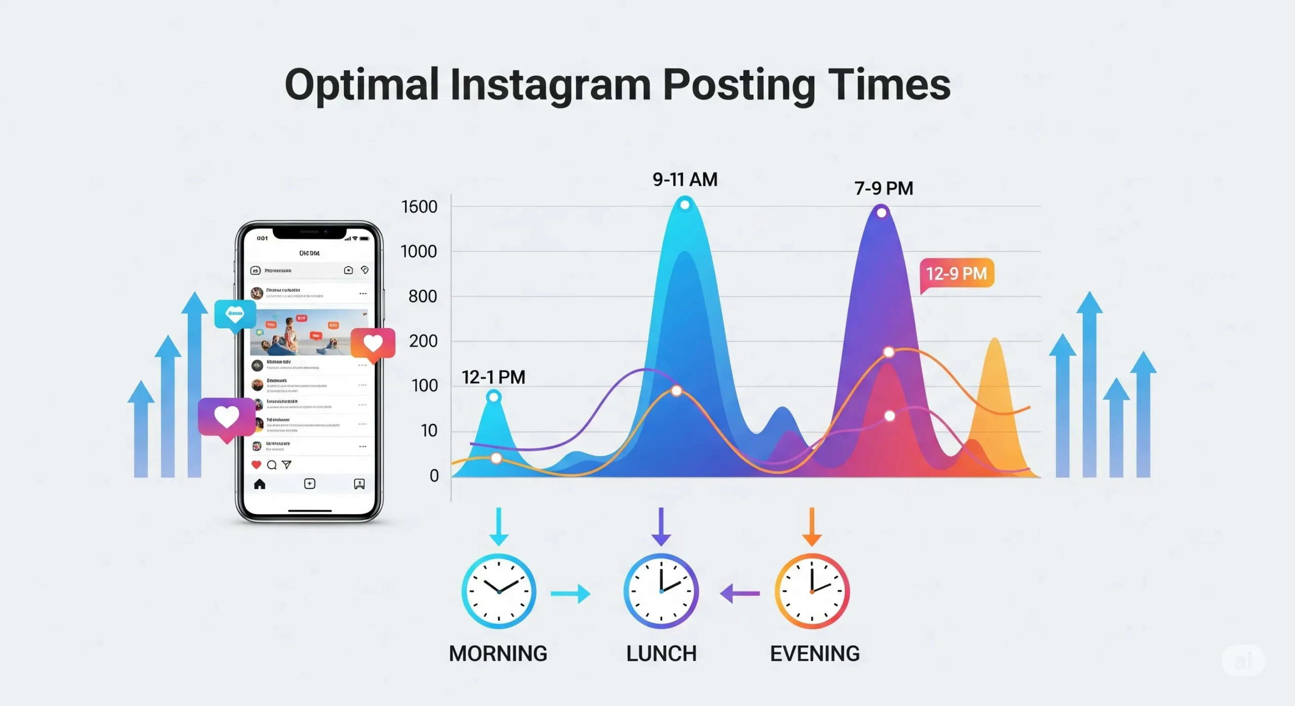 The best time to post on Instagram and get lots of engagement